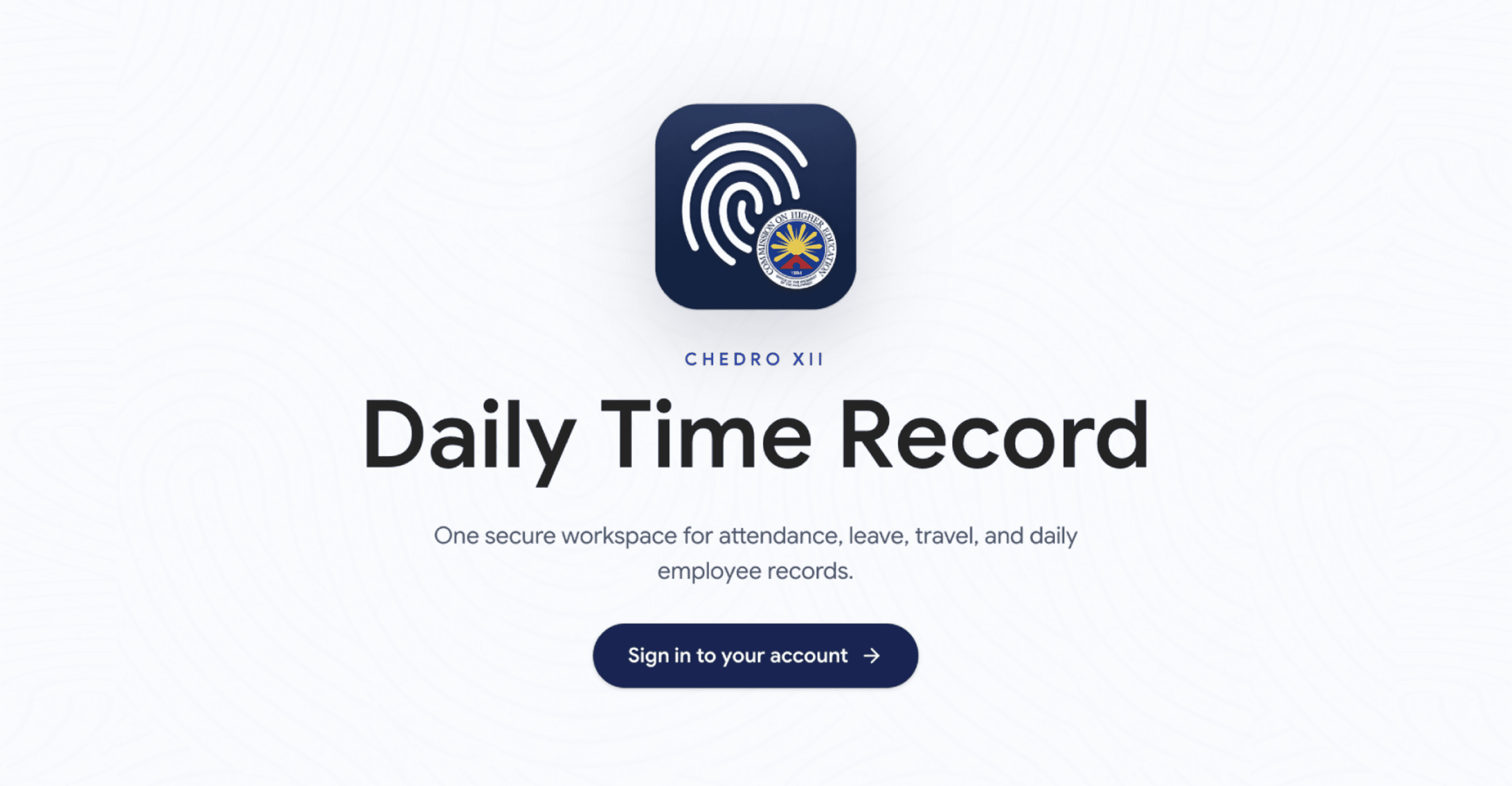 Daily Time Record System preview